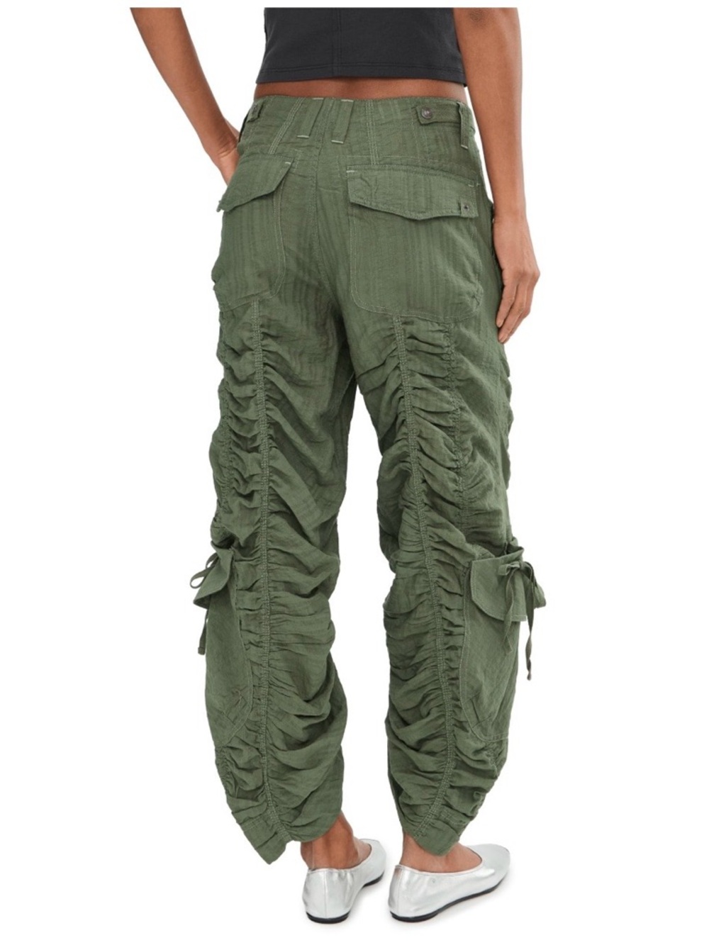 Free People Scorpio Shirred pants - Picture 3 of 8